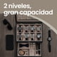 thumbnail image 3 of SONGMICS Caja de Relojes con 8 Ranuras, Estuche de Relojes de Madera de 2 Niveles con Tapa de Cristal, Negro Ébano, 3 of 5