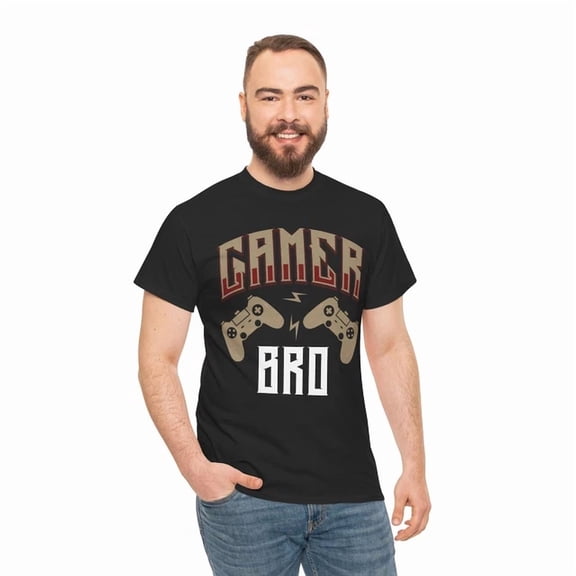 Gamer Bro T-Shirt S-5XL, Gaming Graphic Tee, Video Game Shirt