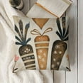 thumbnail image 3 of nygtbtfer Outdoor Throw Pillow Cover  Love Heart Carrot Waterproof Cushion Pack Retro Brown on Beige Pillow Cases Home Decoration for Patio Garden Couch Sofa, 3 of 5