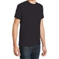 thumbnail image 5 of Hanes Essential Short Sleeve T-Shirt, Men's Casual Crewneck Classic Fit Tee, Black, M, 5 of 5
