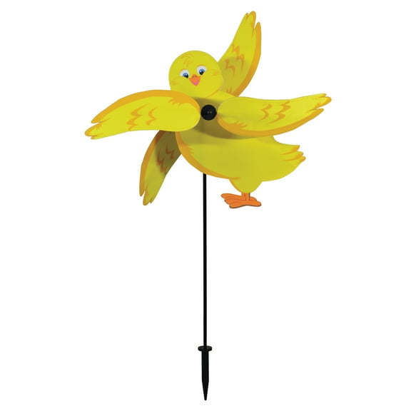 In the Breeze 2556 — Chick Whirligig Spinner — Wind Spinner for your Yard or Garden