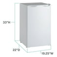 thumbnail image 3 of West Bend 4.4 cu. ft. Compact Refrigerator, Mini-Fridge, in White (WBR44W), 3 of 7