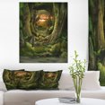 thumbnail image 1 of Tunnel du Paradis Vert - Toile d'Art Mural de Paysage Moderne, 1 of 3