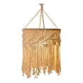 thumbnail image 2 of Dserhfy Boho Braided Lampshade Handmade Macrame Bohemian Lamp Shade Cotton Rope Hanging Lamp Shade for Bedroom Living Room Decor, 2 of 7