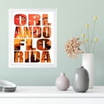 thumbnail image 2 of Designs ByLITA Orlando, Florida Inspirational, 5 x 7 Wooden Wall Print (Framed) | American Cities Stylish Home Decoration, 2 of 6