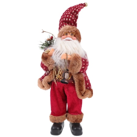 MYTAKEND 1Pc Christmas Santa Claus Decoration Holiday Ornament for Home Party Festive Adornment Prop