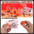 thumbnail image 3 of Baloncesto Party Favors LiyIQ 158 unidades con pelota antiestrés con pajita, 3 of 6