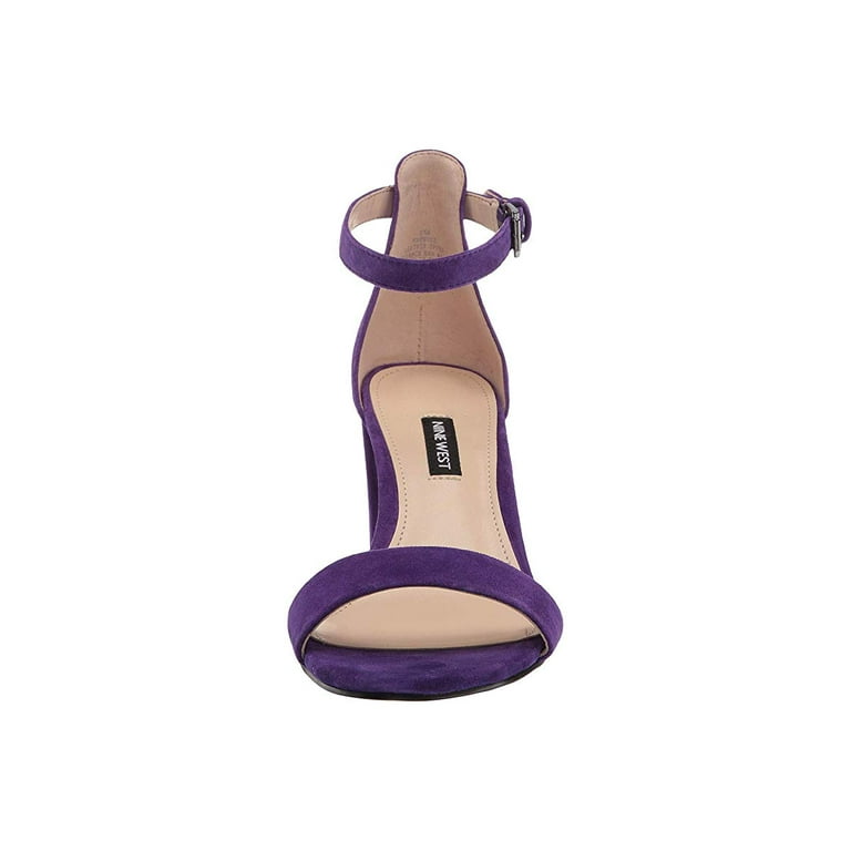 Nine West Pruce Block Heel Sandal Purple - Walmart.com
