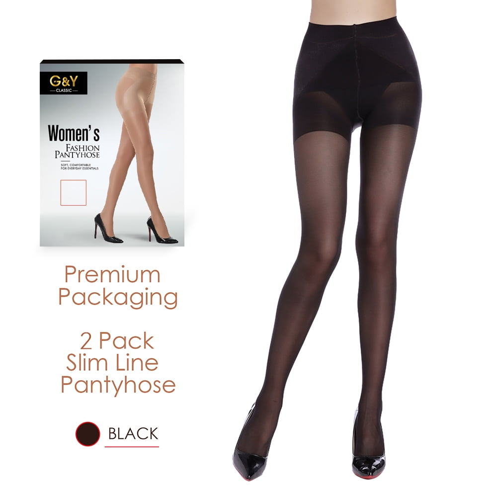 Panty Hose Plus Size High Waist Slimming 20 Denier Sheer Tights