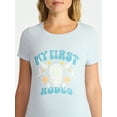 thumbnail image 4 of Time and Tru Women’s Maternity Graphic Tee with Short Sleeves, Sizes S-XXL, 4 of 5