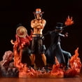 thumbnail image 2 of Figuras de acción de One Piece, Set de 3 piezas, Monkey D Luffy Ace Sabo, modelo coleccionable de PVC, 14-17CM Fivean Figuras de anime, 2 of 2