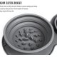 thumbnail image 4 of Tazón de comida plegable para perros LIUYMXG portátil con silicona antideslizante, 4 of 5