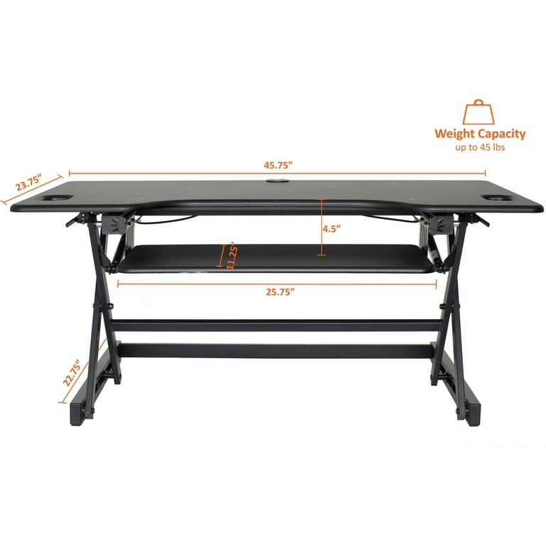 Lorell XL Adjustable Desk/Monitor Riser - 45 lb Load Capacity - 20 Lorell XL Adjustable Desk/Monitor Riser - 45 lb Load Capacity - 20