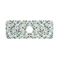 thumbnail image 7 of Yayeee Faucet Mat for Kitchen Sink 14.7" Diatomite Long Splash Guard Pad, Darker Leafy Pattern, 7 of 7