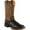 Black Canyon/Tan Fry, variant on Old West Men's 9 Inch Broad Square Toe Cowboy Boots