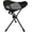 Compact Mesh Black, variant on General Tall Folding Tripod Stool for Outdoor Camping Walking Hunting Hiking Fishing Travel, Support 225 lbs