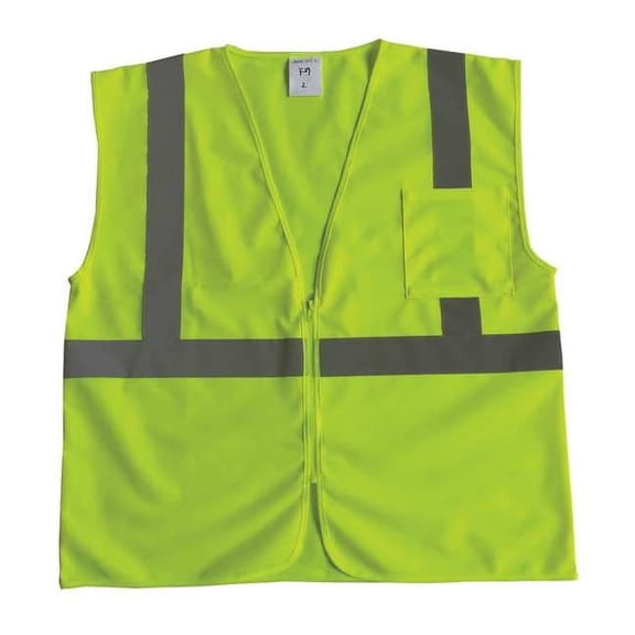 Condor U-Block Vest, Class2 Yellow/Grn, L 53YL42