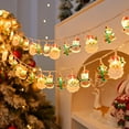 thumbnail image 1 of BONIXOOM Christmas Decorations LED Lights Flashing Lights String Lights Christmas Tree Santa Claus Design Light Strips Props Arrangement, 1 of 7
