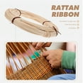 thumbnail image 3 of MERRYHAPY Natural Rattan Coil, Lightweight 0.61 , 10.03 Inch Crafting Material for Projects, 3 of 6