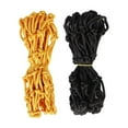 thumbnail image 1 of Sonducket Bolsa de pelota de malla de 2 piezas, soporte de fútbol, bolsa de fútbol, portátil, reutilizable, gimnasio, Fitness, Deportes y aire libre Negro y amarillo, 1 of 6