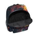 thumbnail image 6 of FORMRS Kids School Backpack with Front Zippered Pocket 12" Student Travel Daypack, Black Astronaut, 6 of 6