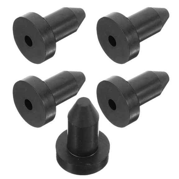 Hemoton 5PCS Kayak Scupper Plugs Drain Hole Stoppers Rubber Marine Drain Plug for Small Boats Anti-Leak Easy to Install Plugs Kayak Accessories
