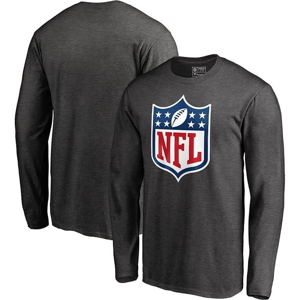 NFL Logo Shield Mens Medium black long sleeve shirt Team Apparel