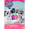 Plush Craft Fabric Fun Kit Pawsome Pals 2/Pkg-Dog & Cat