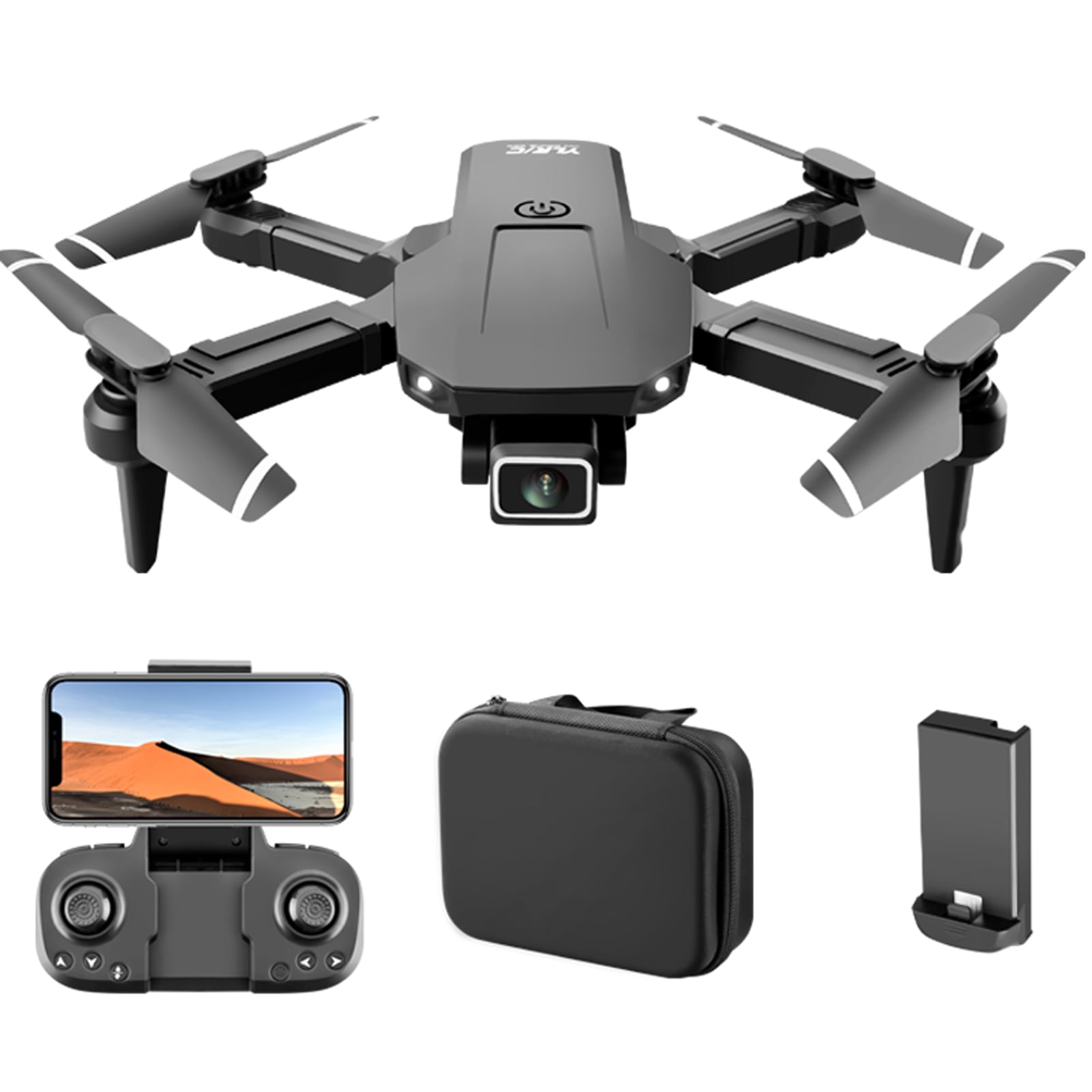 S60 Foldable RC Drone Quadcopter With HD 4K WIFI 1080P Dual Camera Altitude  ☀ 
