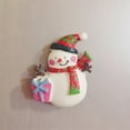 thumbnail image 2 of KNFATEQVEDG Canada Day Christmas Refrigerator Holiday for Locker Fridge Home School Decor 3D Refrigerator Sticker Santa Style My Items, 2 of 4