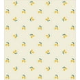 thumbnail image 3 of Ambesonne Summer Duvet Cover Sets, Leafy Lemon Fruit Pair Motif, 2-Queen, Eggshell Mustard and Green, 3 of 7