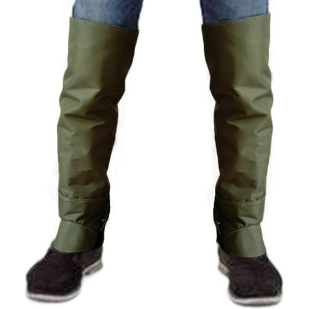 Snake Gaiters for Hiking:Boot Gaiters for Men Women Waterproof Snow Gaiters Legs Guards for Hiking Hunting Boots Legs Gaiters for Snake Bite Protection with Adjustable Rope 22Inch