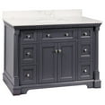 thumbnail image 6 of Sydney 48" Bathroom Vanity with Marine Gray Cabinet and Engineered Marble Top, 6 of 7