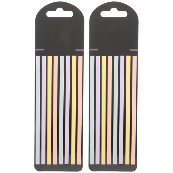 NICERIO Colored Sticky Tabs for Books and Notebooks - Reusable Adhesive Page Markers for Organizing Notes and Documents