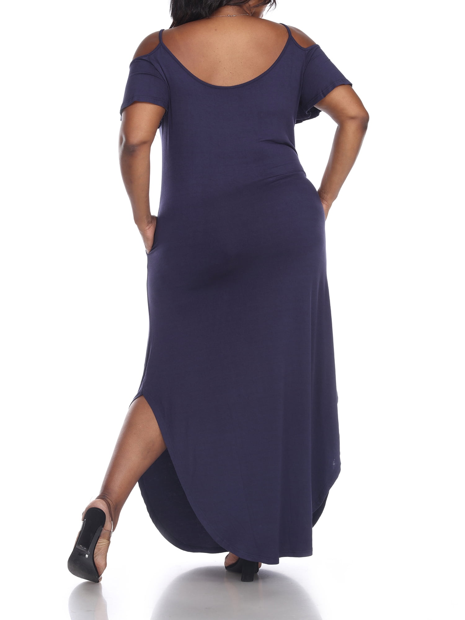White Mark Women's Plus Size Lexi Maxi Dress