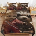 thumbnail image 2 of Groot 3-Piece Bedding Set (1 Duvet Cover + 2 Pillow Shams) Soft And Skin-friendly Breathable And Dry Bedding for A Comfortable Night's Sleep King Size (102"x90"), 2 of 8