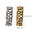 thumbnail image 2 of 20 Pcs Perles de Dreadlocks Manchettes de Cheveux Perles de Cheveux pour Tresses Accessoires de Cheveux, 2 of 8