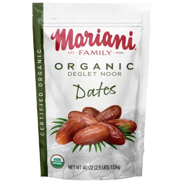 Mariani Organic Deglet Noor Pitted Dates, 40 oz