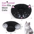 thumbnail image 4 of Túnel Cama para Gatos Kitten Series Baseola Negro y Rosa para hasta 10 kg, 4 of 8