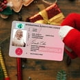 thumbnail image 6 of Christmas Sleigh Licence Professional Round Cornered Exquisite Santa Claus International Sleigh Flying Licence for Kids, 6 of 8