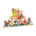 thumbnail image 1 of Juego De Bloques De Construcción De Madera, Tren Magnético De Madera Para Año Nuevo, Niños Y Niñas, 1 of 9