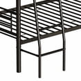 thumbnail image 6 of Black Metal Triple Bunk Bed, Twin Size, Bedroom Dormitory Space-Saving Design, Converts to 3 Beds, Sturdy Steel Frame, Easy Assembly, 6 of 19
