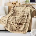 thumbnail image 3 of 7 Year Anniversary Blanket Gifts for Her Him, Copper Gifts for 7th Anniversary Wedding Gift for Women Men, 7 Year Anniversary Wool Gifts for Couple Husband Wife, Happy Anniversary Decorations Presents, 3 of 6