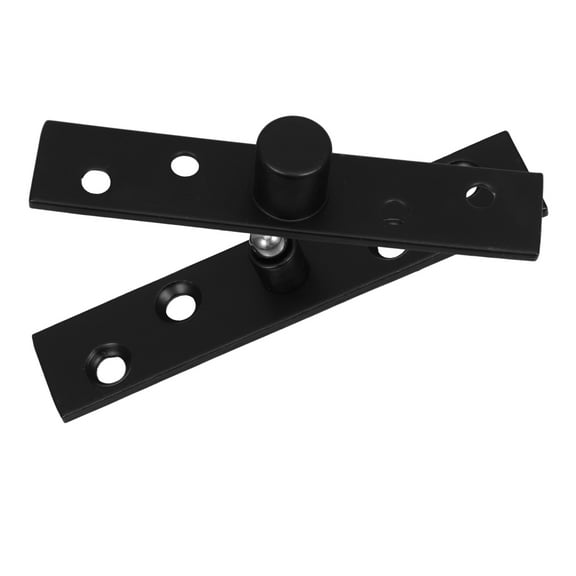 Door Pivot Hinge Heavy Duty Hidden Bookcase Hinges Secret Door Hinges 360 Degree Shaft Stainless Steel Invisible Door Hinge Hardware Black