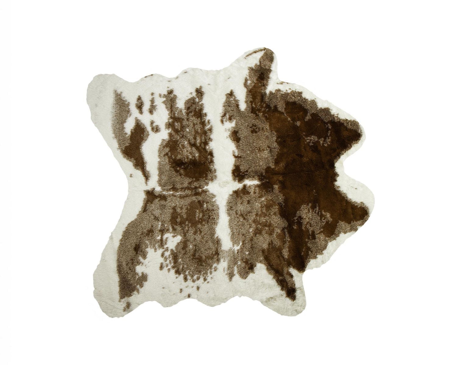 H-Luxe Faux Fur Cowhide Rug