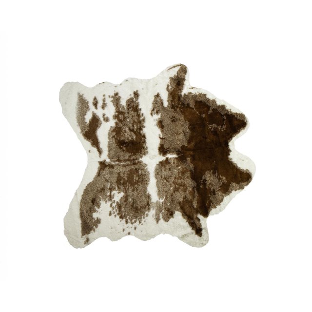 H-Luxe Faux Fur Cowhide Rug