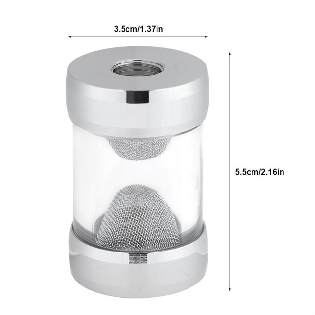 Filtro De Refrigeración Por Agua Con Rosca Interna G1/4'', Filtro En Forma De Embudo De Pantalla Fina Para Ordenador Scienceny EL006904-00