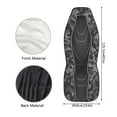 thumbnail image 5 of Kuiaobaty Camo Grey Black Car Seat Cover for Women Men, Car Seat Protector Car Accessories Decor Universal Fit Most Cars Sedan SUV Trucks, 5 of 7