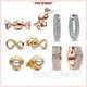 thumbnail image 2 of Pendientes Atemporales De Caramelo Con Incrustaciones De Cierre Joyería Regalo Para Mujer + Bolsa De Franela, 2 of 4