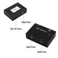 thumbnail image 4 of 2 In 1 Out VGA Switch Splitter 2 Port VGA Video Converter Adapter 1080P VGA Cable Switcher ,Fast and Stable Transmission, 4 of 4
